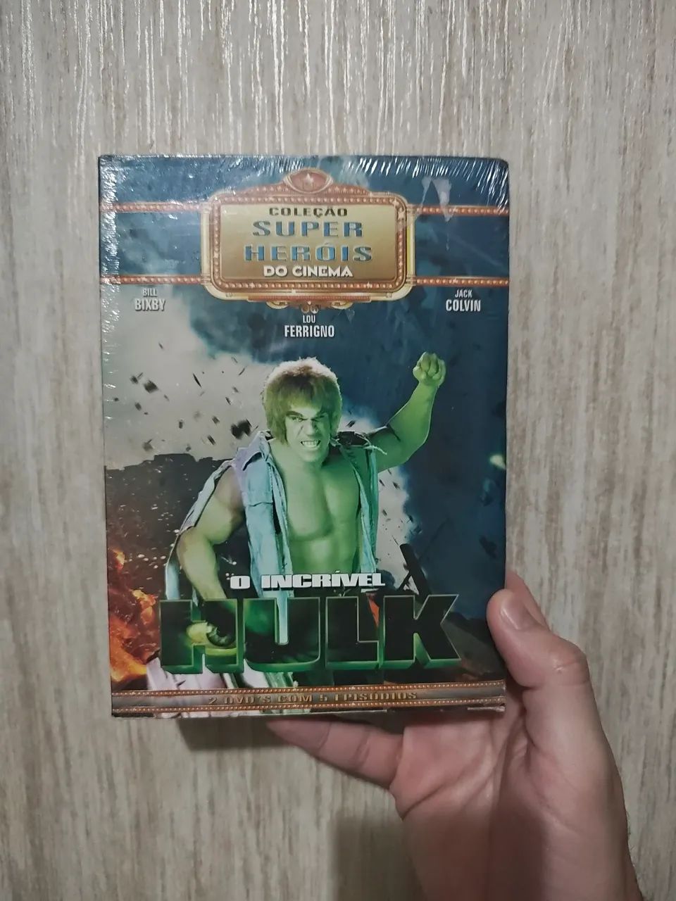 Box O incrível Hulk ( clássico ) DVD Original lacrado.
