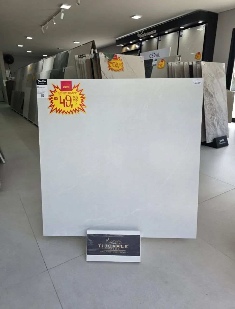 POLISHED PORCELAIN TILE 90X90 - R$49.99/m² - [CONTACT WILLIAN]