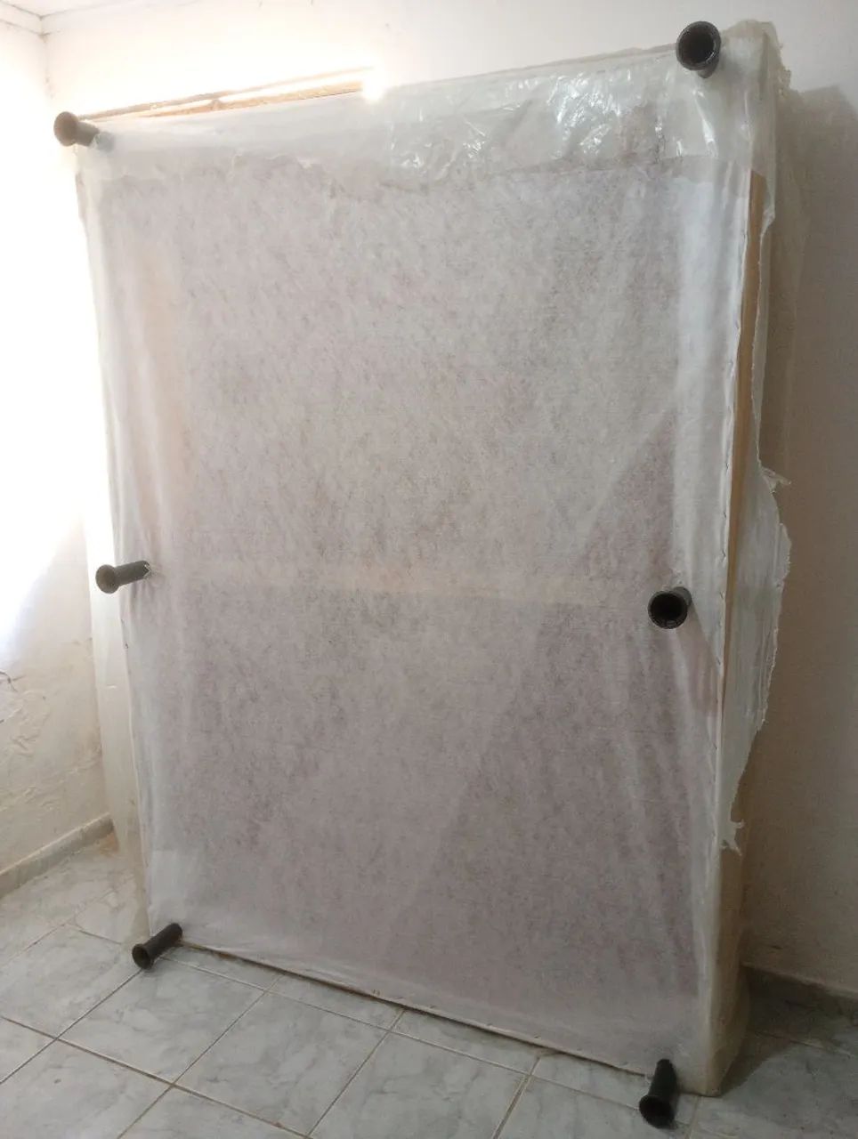 BASE DE CAMA CASAL NUNCA USADA - Foto 4