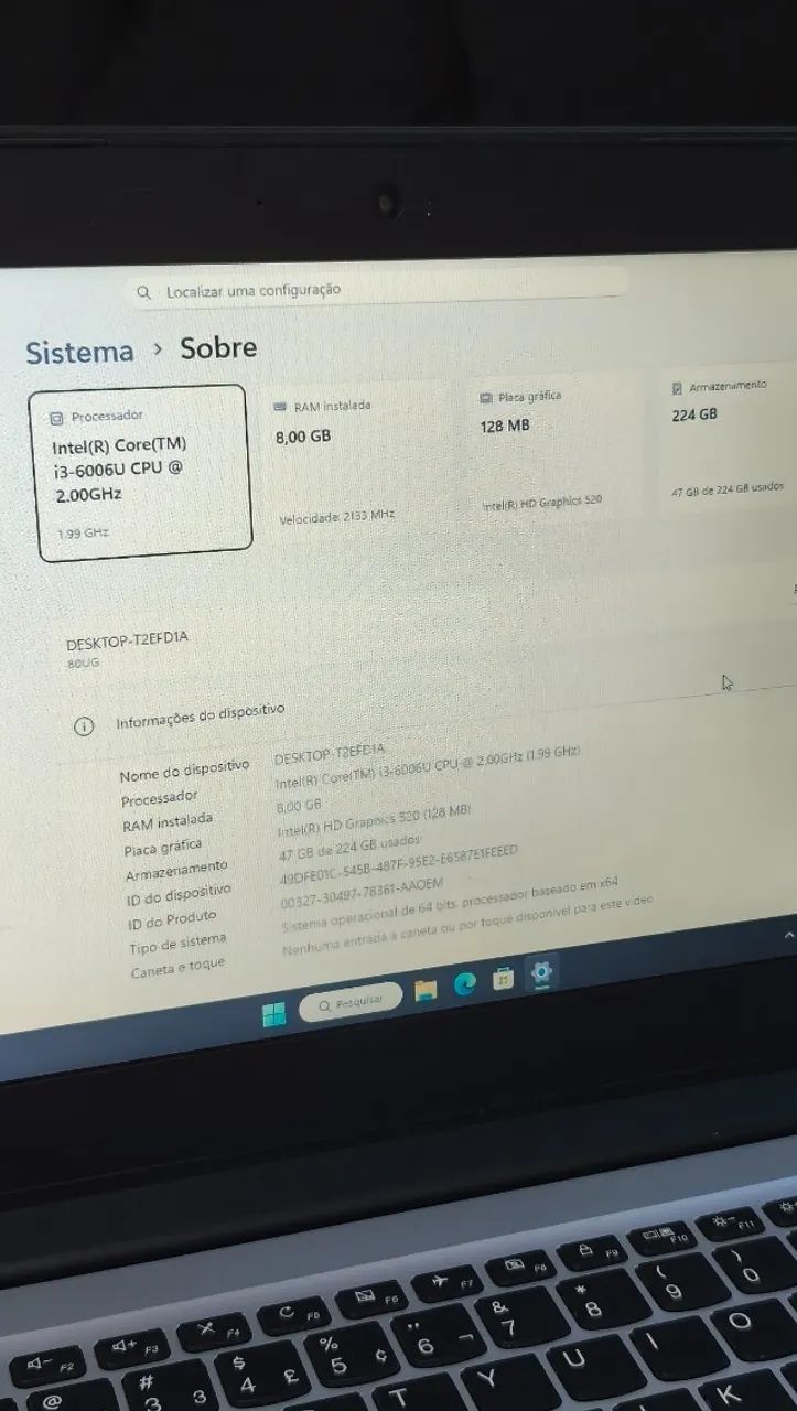 Notebook Lenovo - i3 + 8gb DDR4 + SSD + Pacote Office - Foto 2