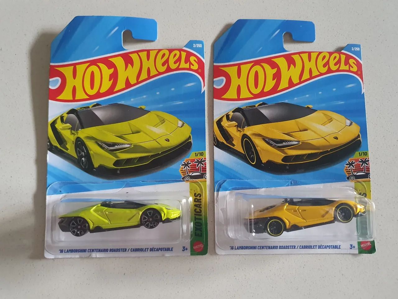 Dupla - Hot Wheels Lamborghini Centenário Roadster
