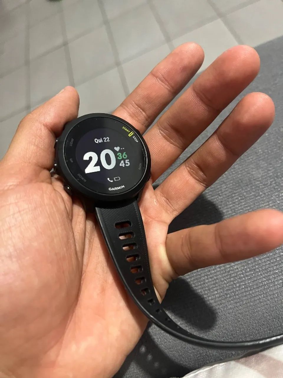 RELÓGIO GARMIN FORERUNNER 55 2 MÊS DE USO - Foto 3
