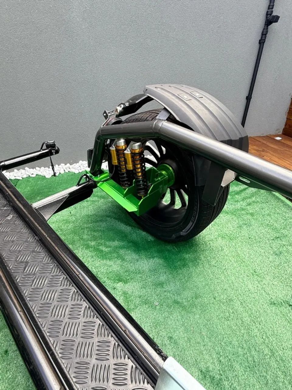 Carretinha basculante TOP!!! (reboque) para moto - Foto 12