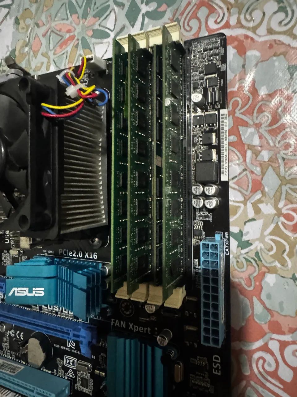 kit fx 6300 + cooler + placa mãe + 16gb de ram - Foto 2