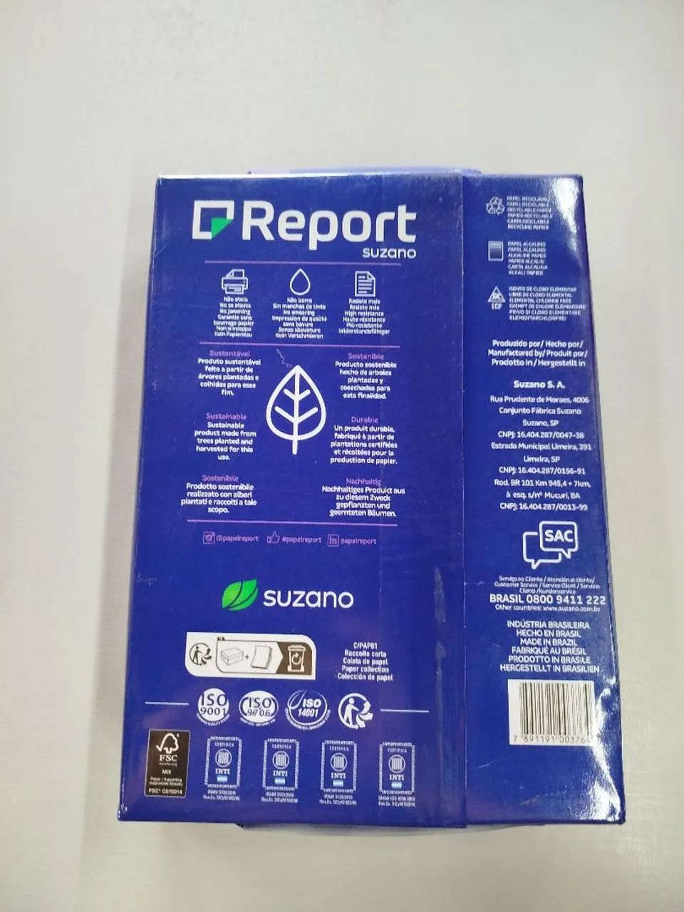 PAPEL REPORT 90g/m² A4 - Foto 2