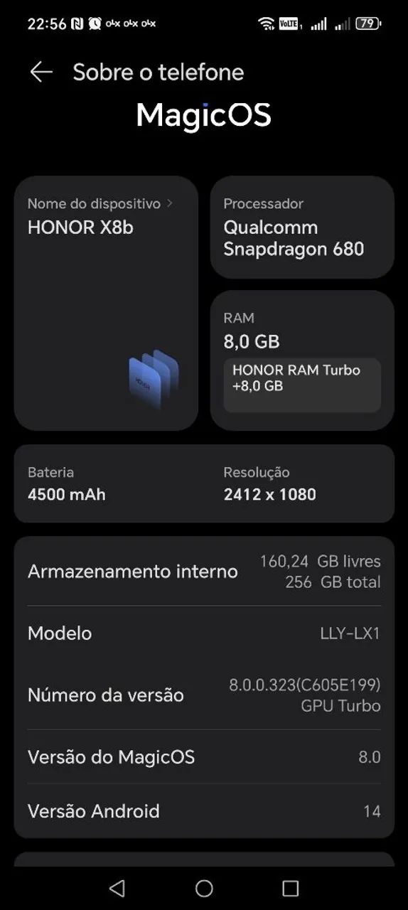 Vende-se um celular honor x8b - Foto 2