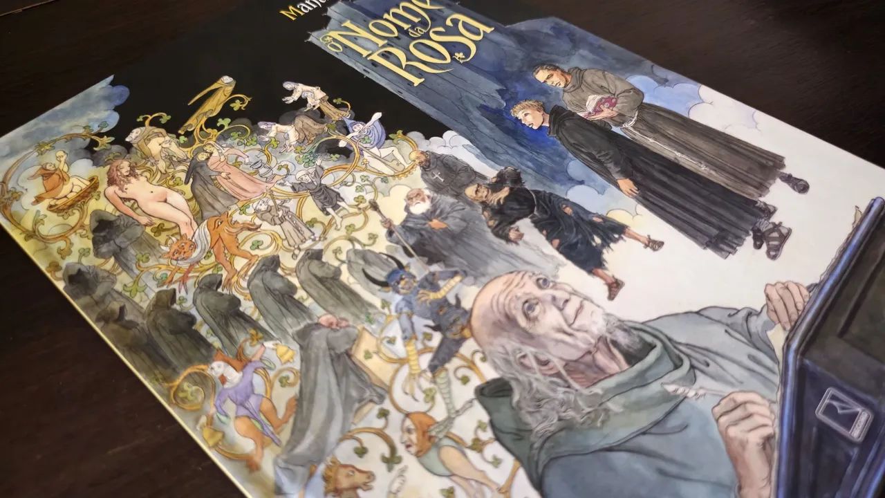 O Nome da Rosa - Milo Manara - HQ Record - Foto 2