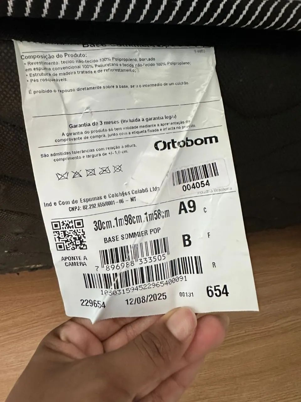 Colchão c box Ortobom Queen seminovo - Foto 4