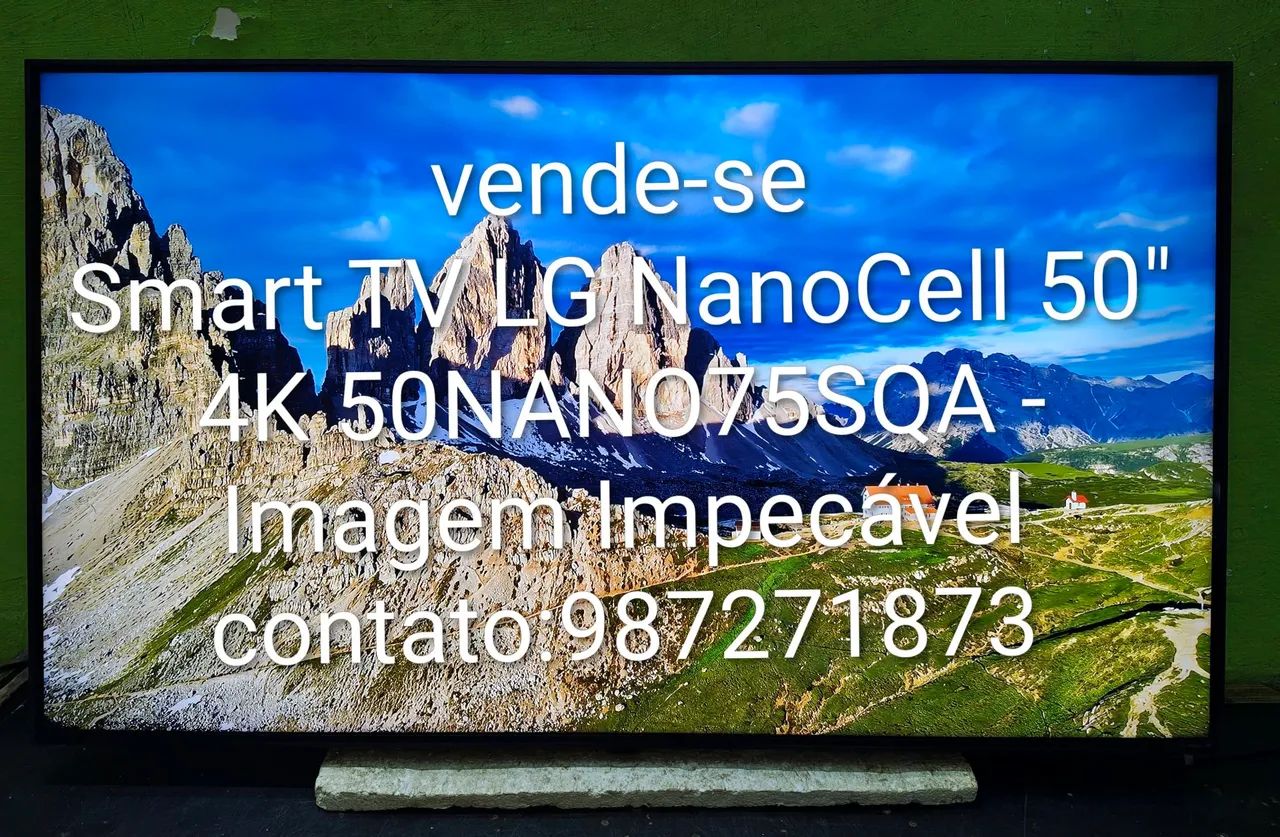 Smart TV LG NanoCell 50" 4K 50NANO75SQA - Imagem Impecável - Foto 4