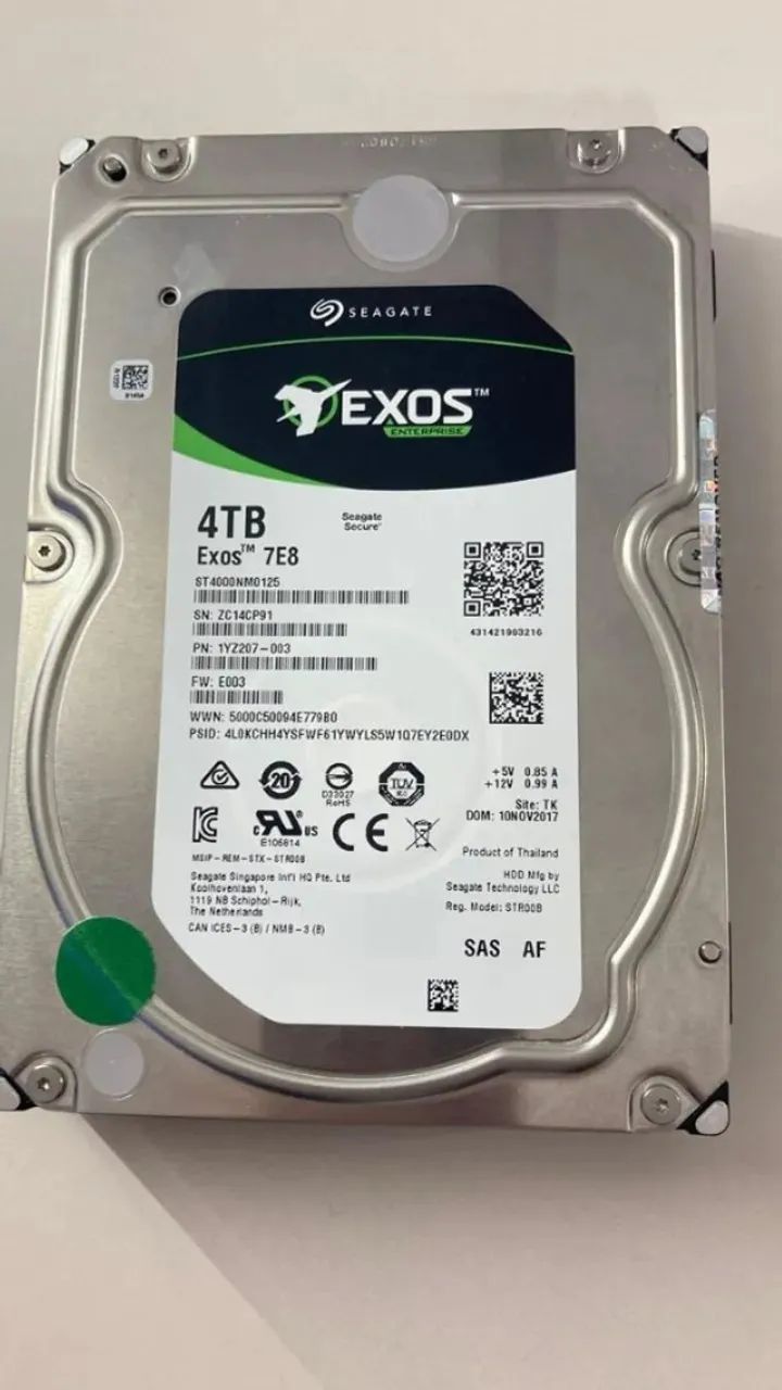 HD Seagate Exos 4TB - 7E8 - Novo - Foto 2