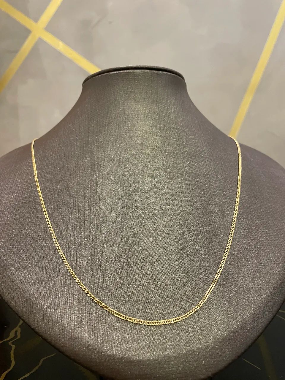 Corrente masculina em ouro 18k 67cm - Foto 2