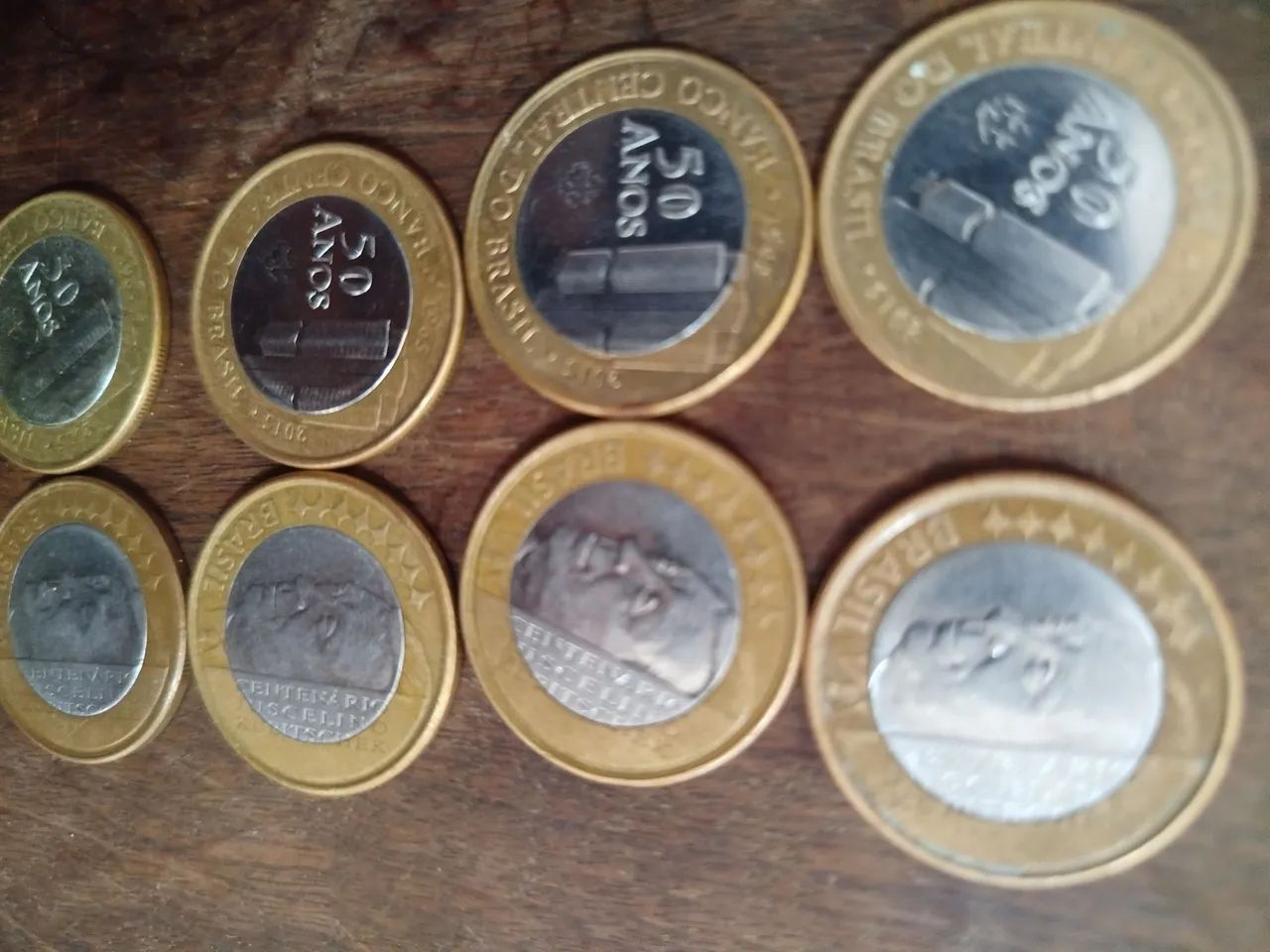Kit com 8 moedas antigas - Foto 2