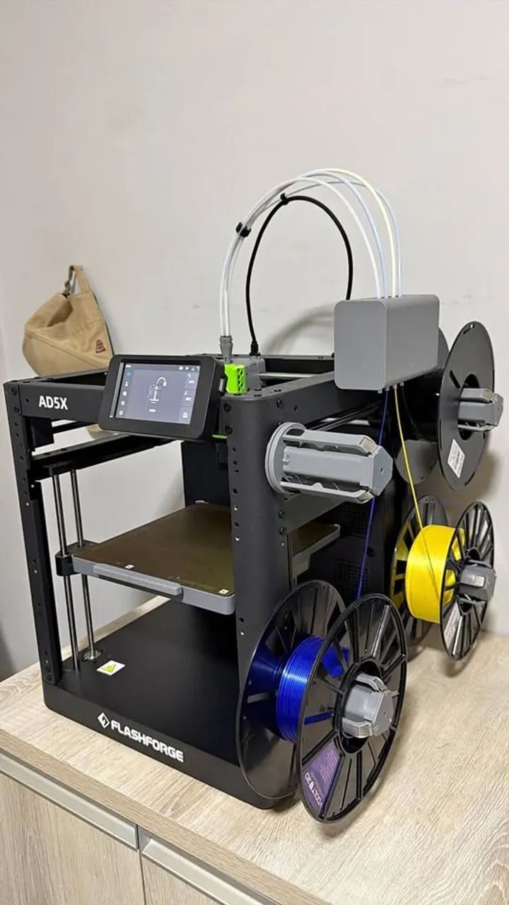 Impressora 3D FlashForge AD5x imprime até 4 cores  - Foto 2
