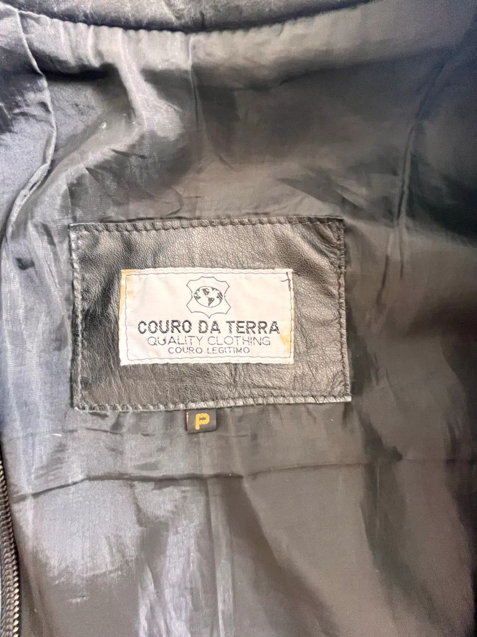 Jaqueta de couro legítimo masculina  - Foto 4