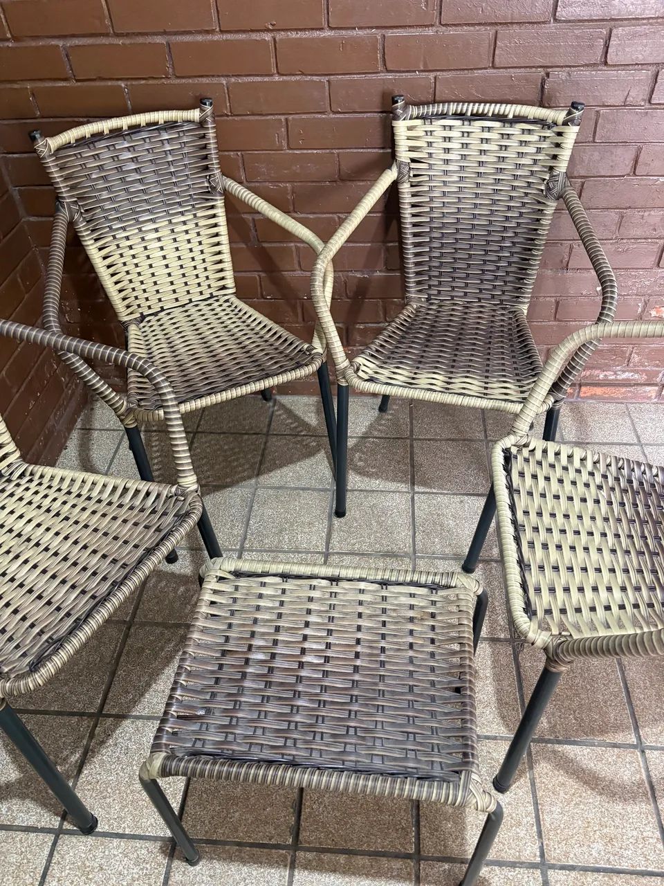 Conjunto de Vimi de terraço  - Foto 2