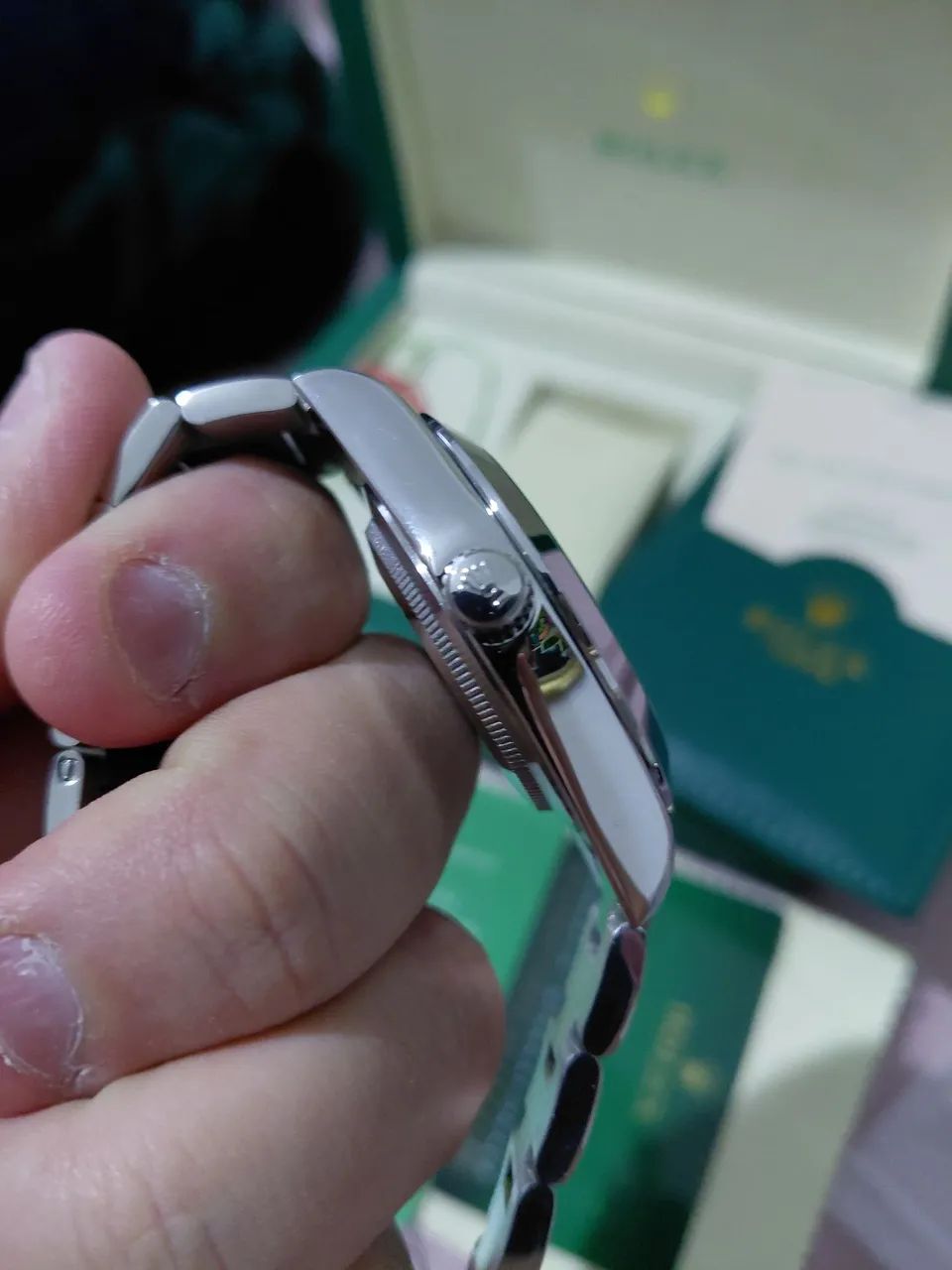 Rolex Milgauss Oyster AUTOMÁTICO + Caixa Completa  - Foto 4