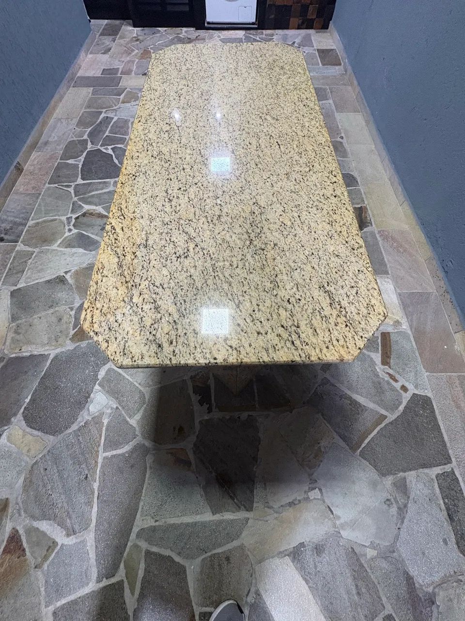Mesa granito com base de apoio em granito - Foto 4