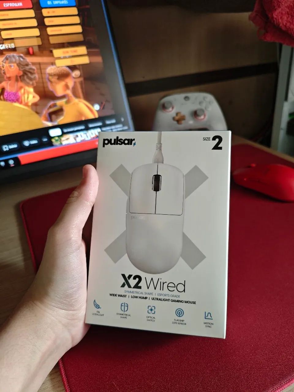 Pulsar X2 COM FIO BRANCO OPENBOX 