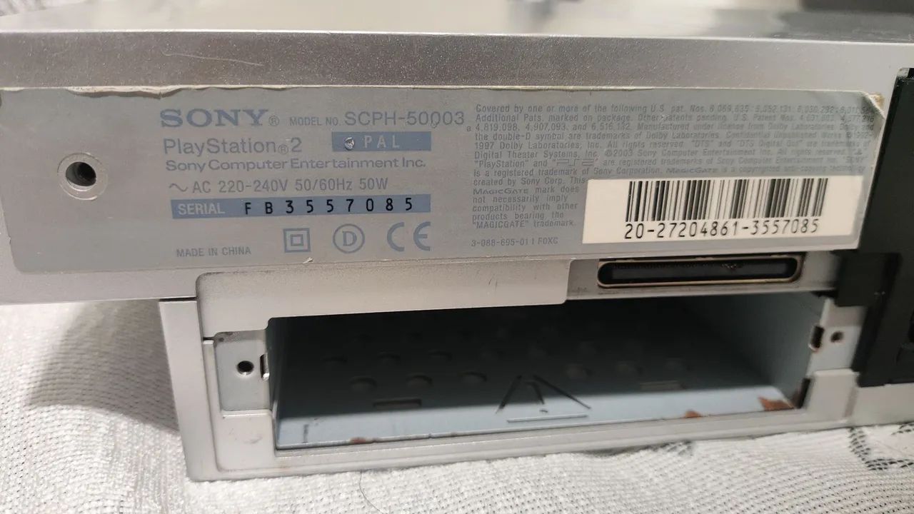 PS2 fat prata - 220v - Foto 2