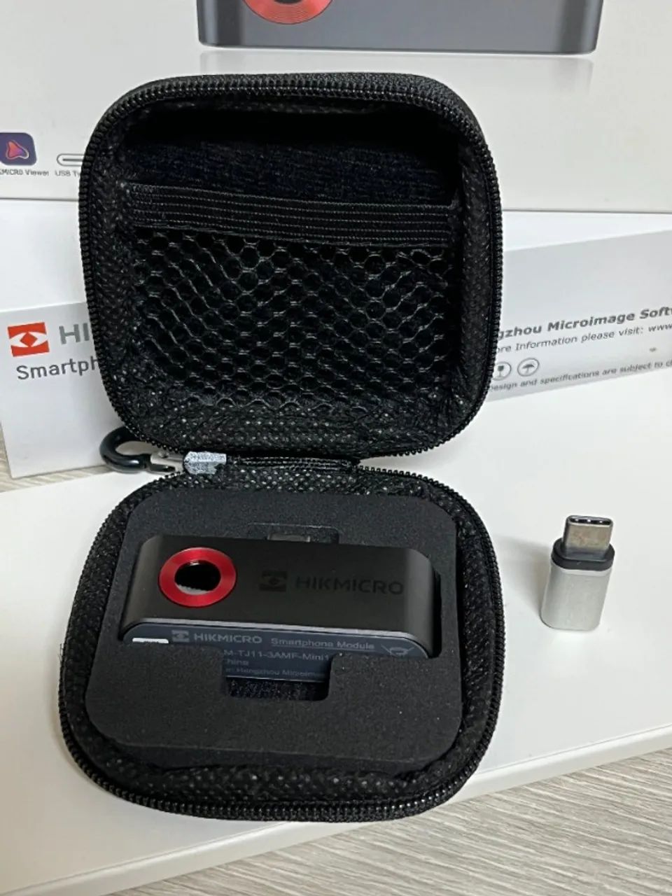 Câmera Termográfica para Celular Hikmicro Mini1 USB-C - Nova, Lacrada, com NF - Foto 2