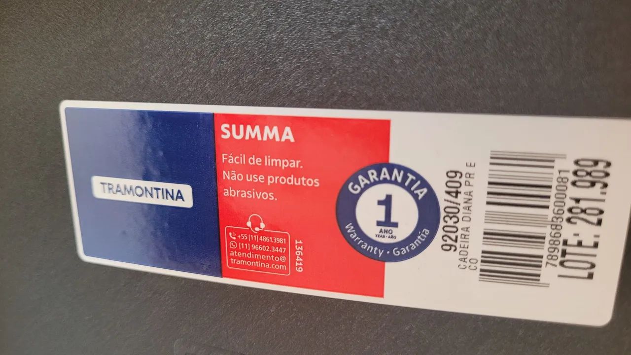Cadeiras Tramontina summer Diana Eco em Polipropileno e fibra de vidro - Foto 5