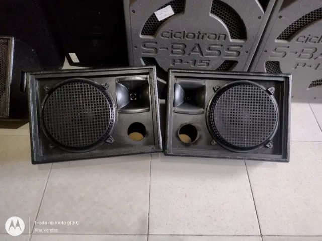 Par de retornos 12 polegadas, ambiente de pequeno e medio porte, 150w cada