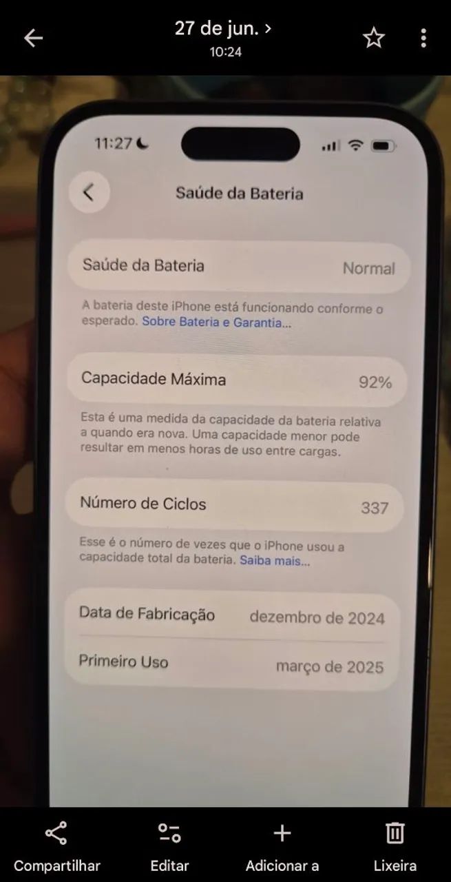 Iphone 16 128GB Azul Com caixa  - Foto 4
