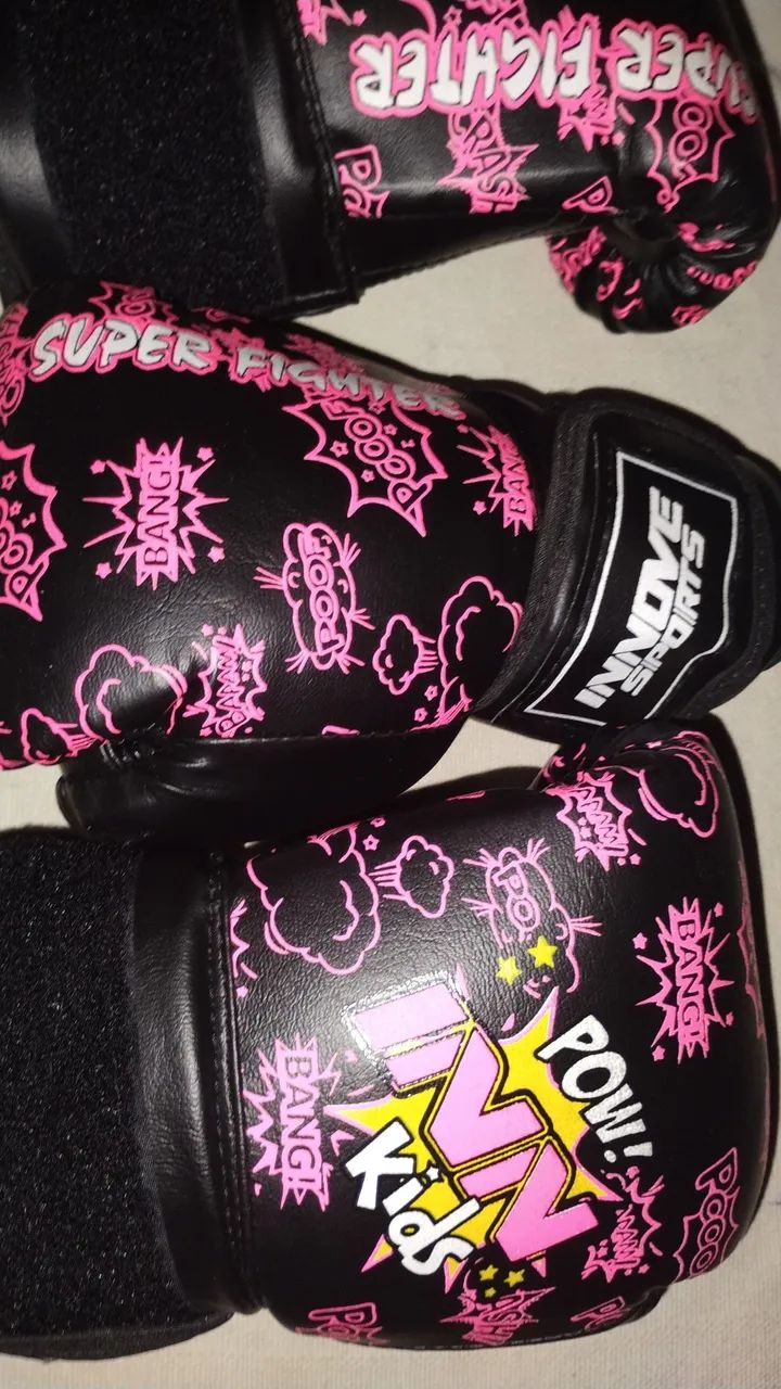 Luvas  infantil muay thai feminina.  - Foto 4