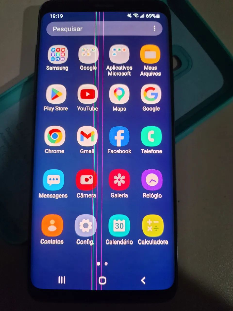 Vendo Samsung S9 Plus 128GB, Com Listras Na Tela 