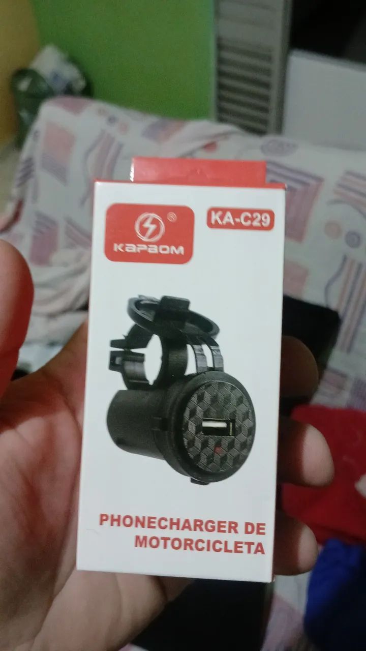  Carregador moto usb