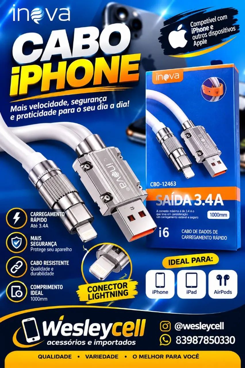 Cabo de iphone 