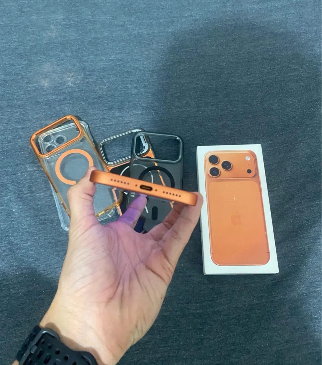 iPhone 17 pro max 256gb laranja cósmico  - Foto 4
