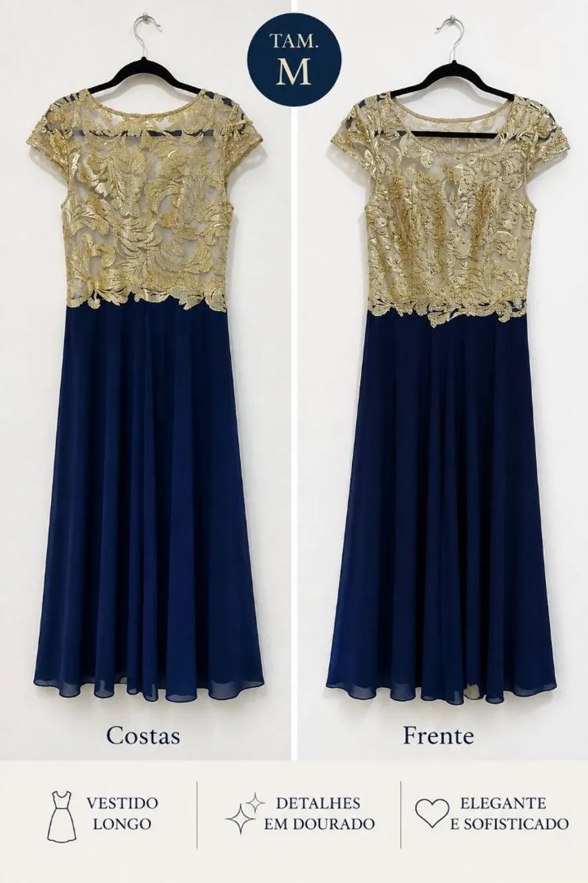 Vestido de festa (brechó)