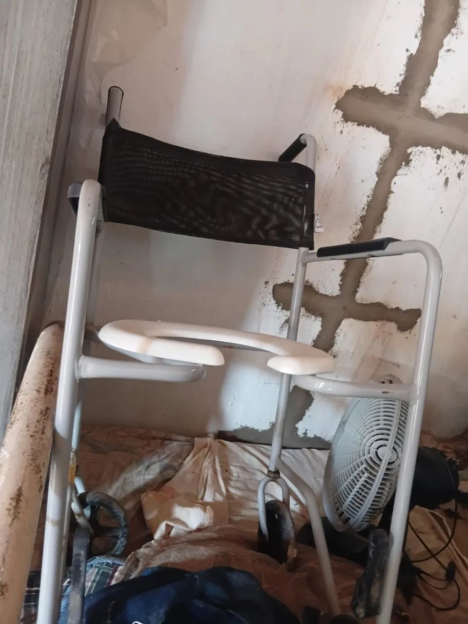 Cadeira de rodas e banho
