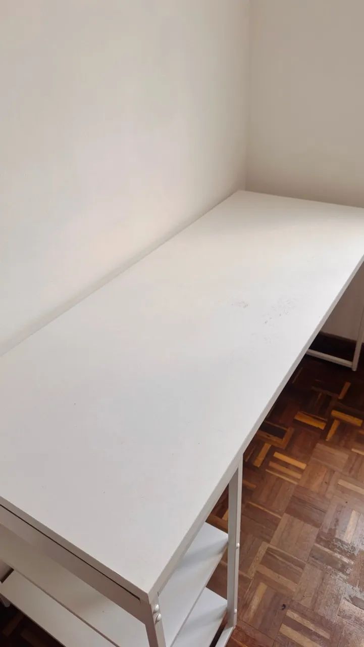 MESA ESCRIVANINHA COM PRATELEIRAS LATERAIS  - Foto 3