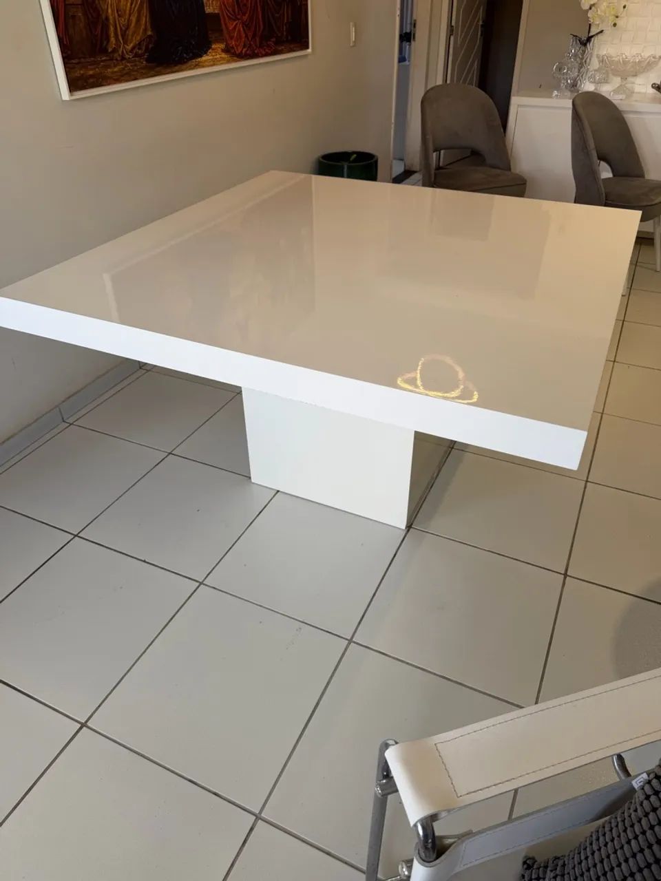 Mesa de jantar quadrada