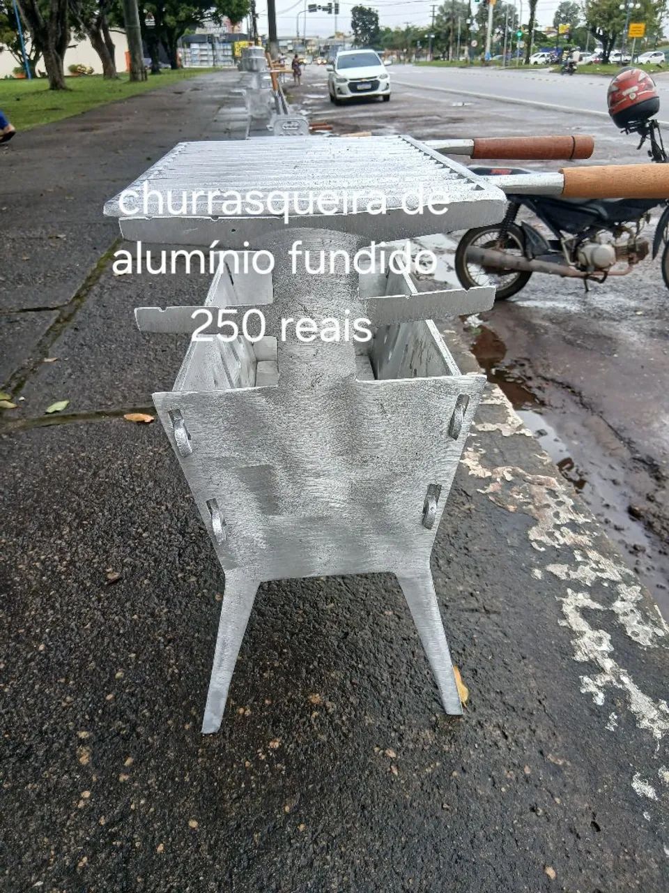 Churrasqueira de alumínio fundido 