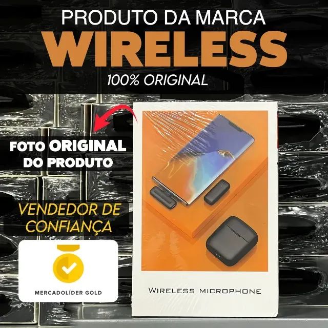 Microfone de Lapela Sem Fio com de Redução de Ruído J12 / J150 Tipo-C - Foto 4