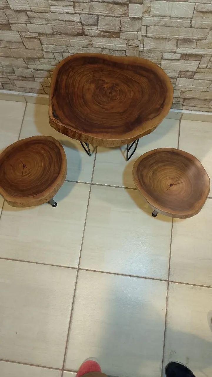 Mesinhas rústicas  - Foto 5