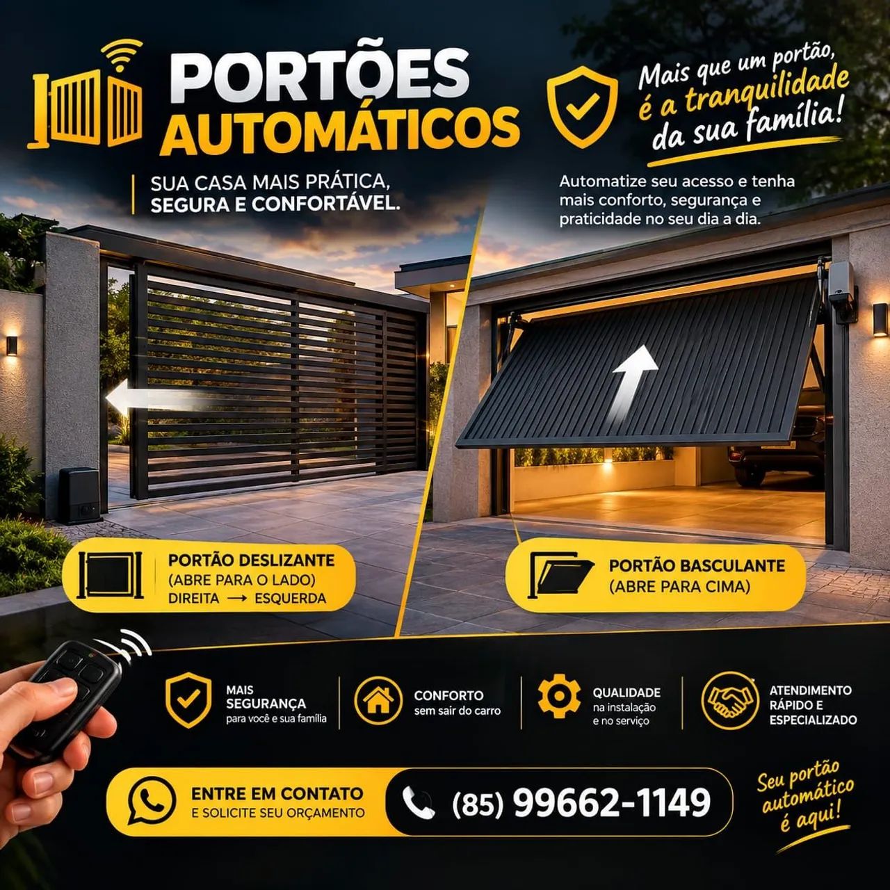 Cerca eletrica e motor de portão - Foto 2