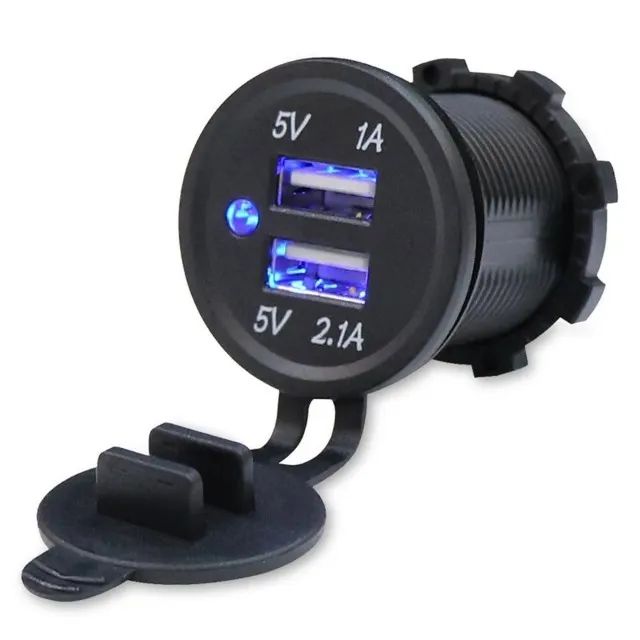 Tomada veicular  usb 12/24v