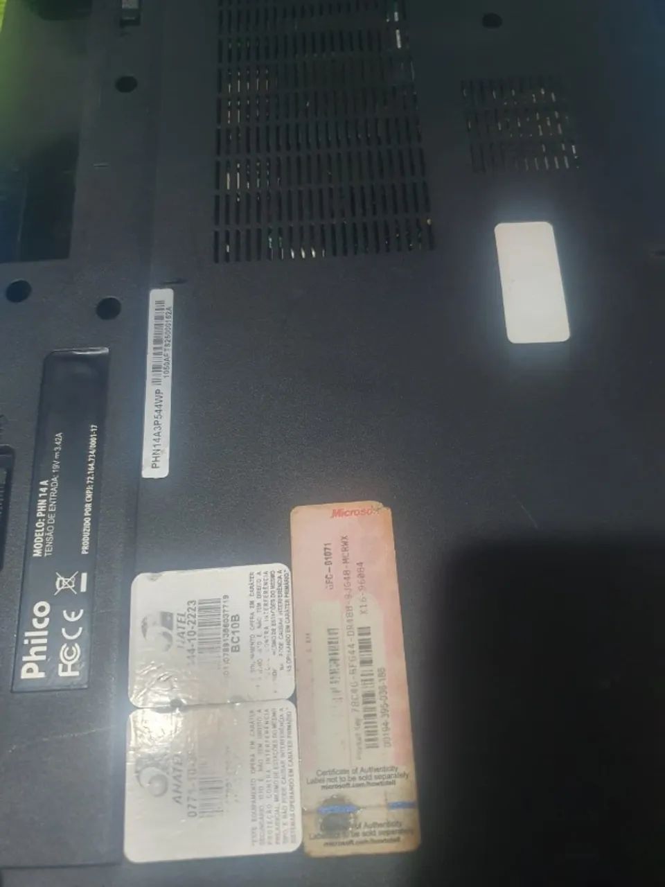 Notebook Philco Pnh 14A - defeito - Foto 3