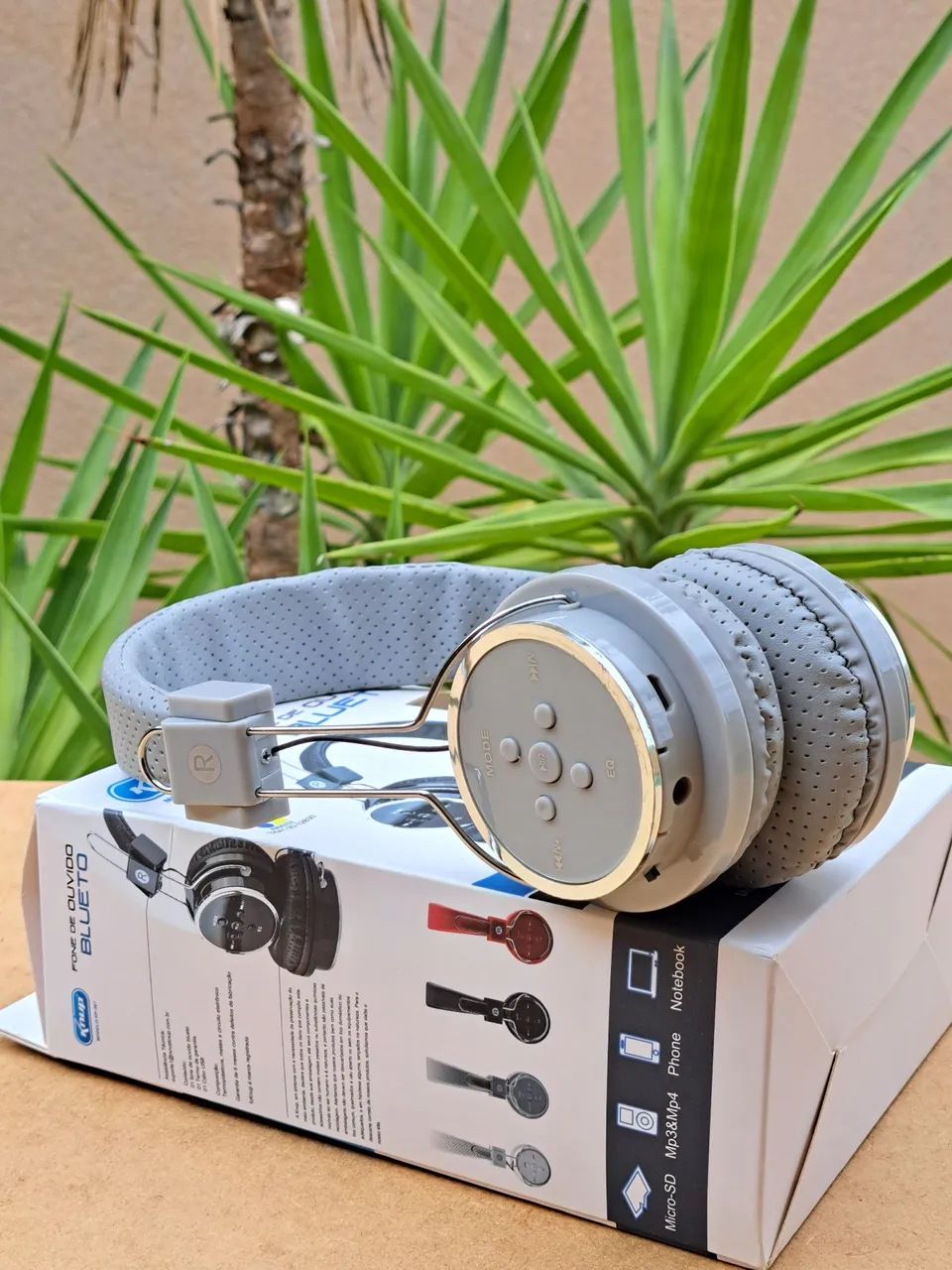 Fone de ouvido original bluetooth , fm ,micro sd  mp3 ,headphone universal.