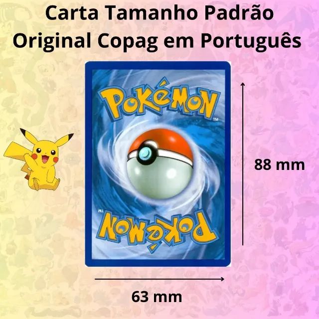 Kit com 2 Cartas Pokemon Pansear + Carta Fogo - Foto 4