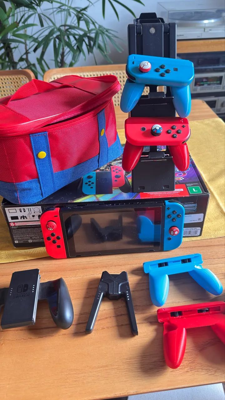 Vendo Nintendo Switch1 v2 com acessórios  - Foto 3