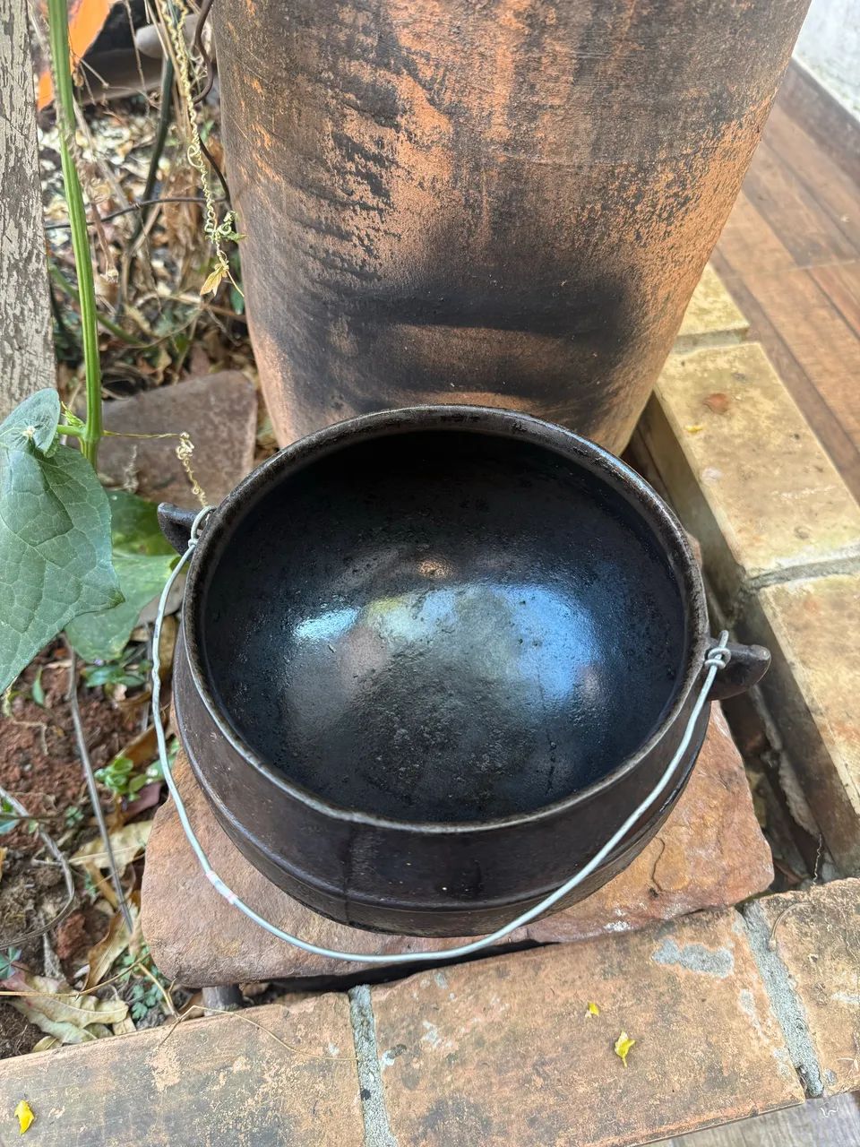 Panela de ferro antiga  - Foto 5