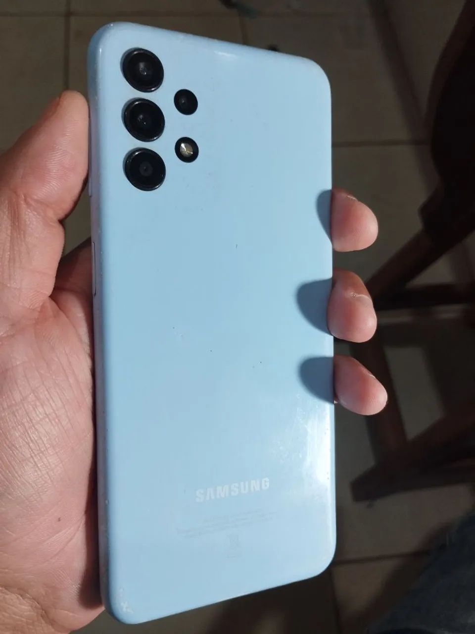 A13 128GB 4RAM tudo ok com capinha película e cabo  - Foto 4