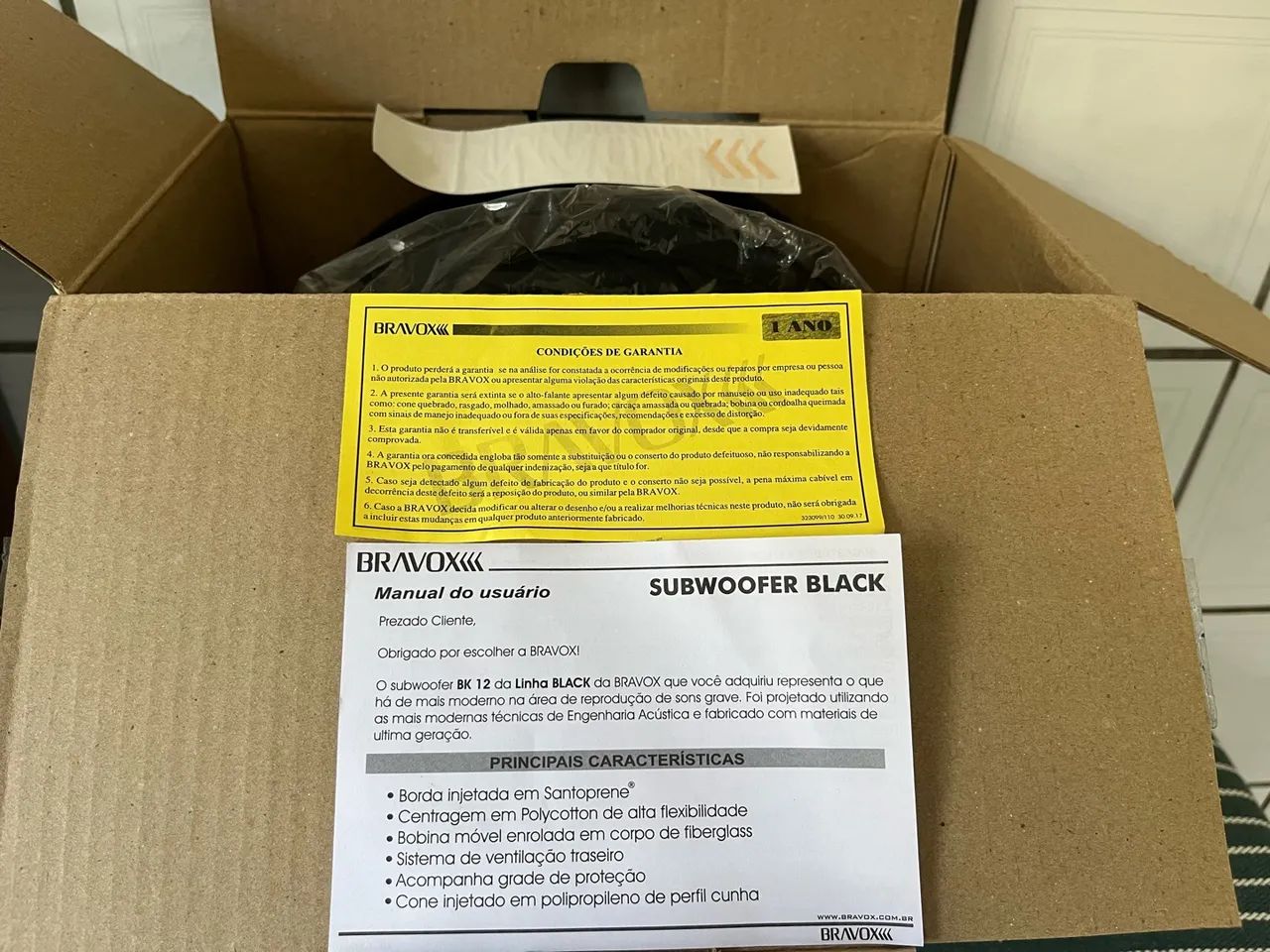 Alto Falante Subwoofer Bravox BK12-D2 700w - 12 Pol - 2ohms