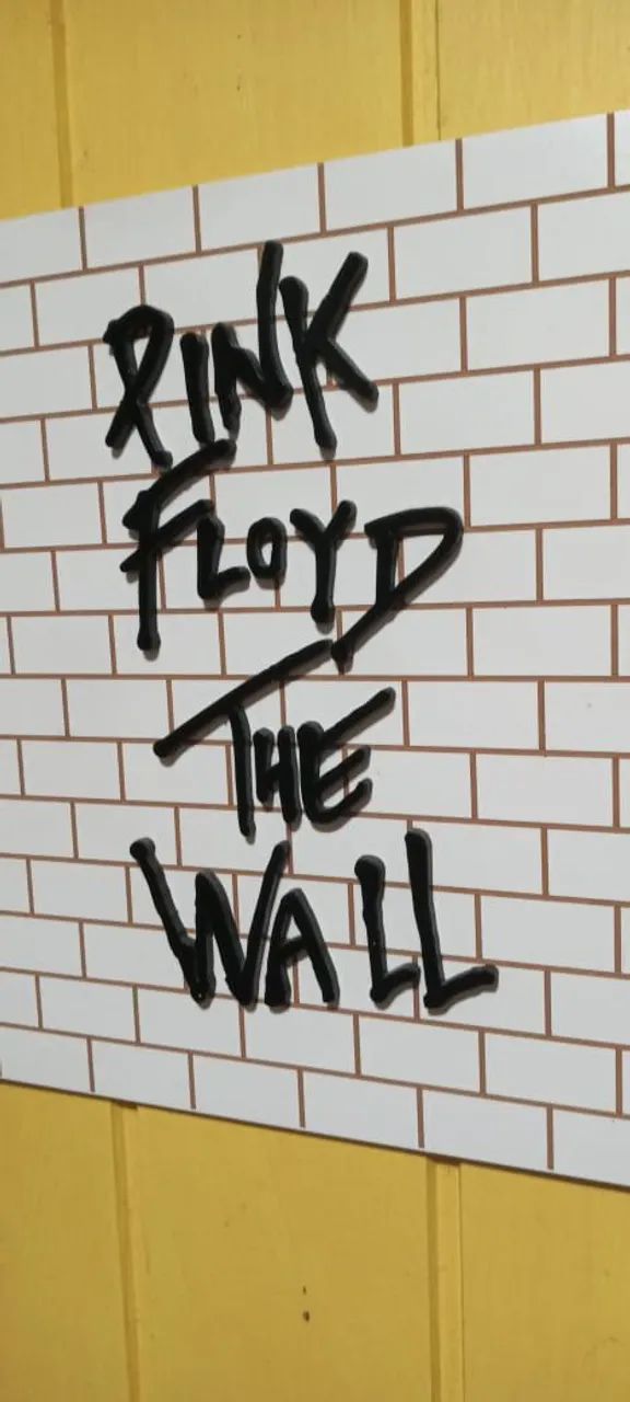 Quadro do Pink Floyd The Wall, super Top 