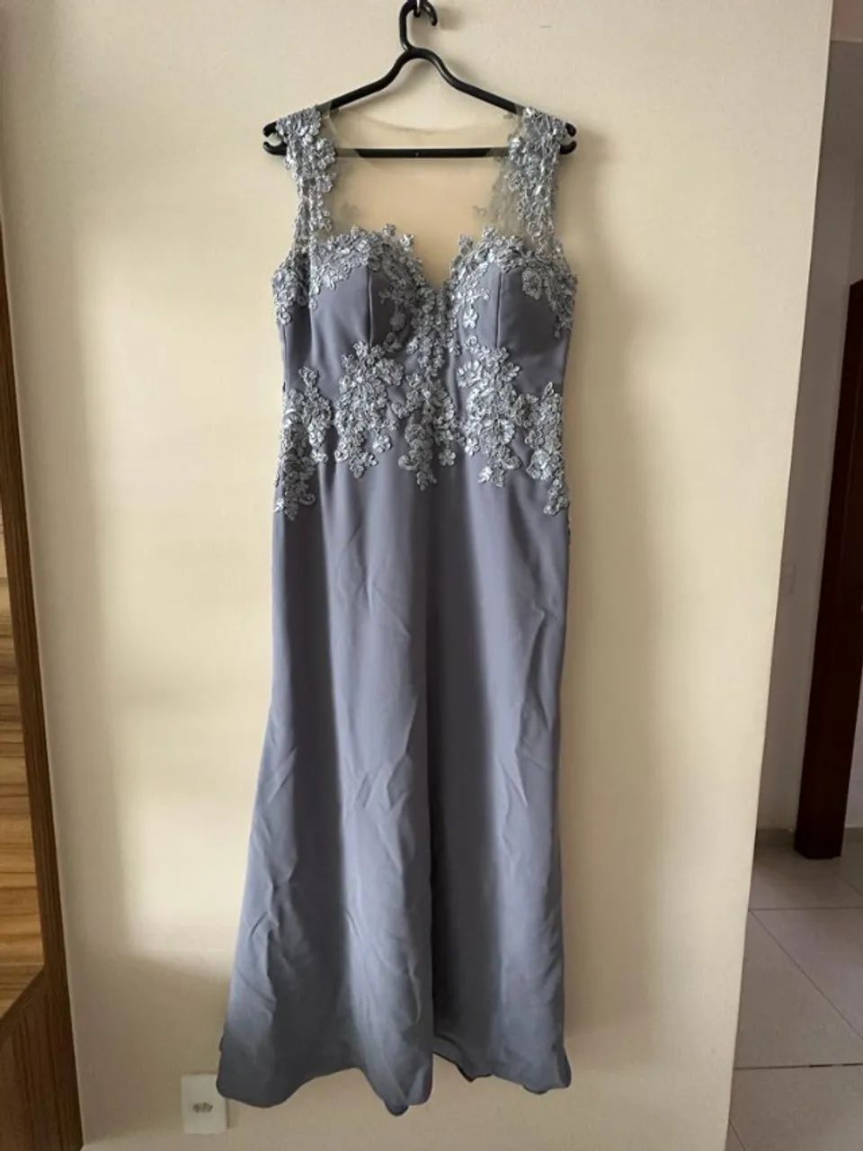 vestido longo social com renda - Foto 4